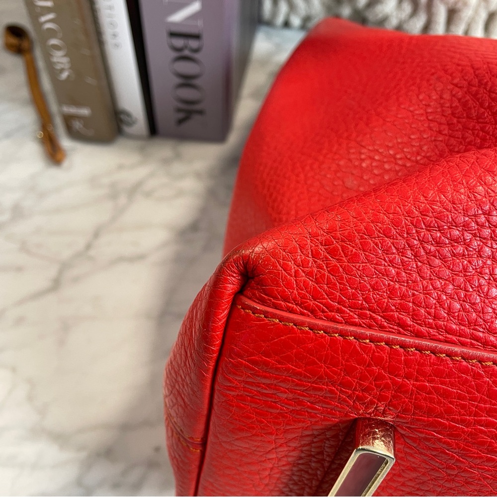 Christian Louboutin Red Leather Tote Bag - Picture 5 of 13